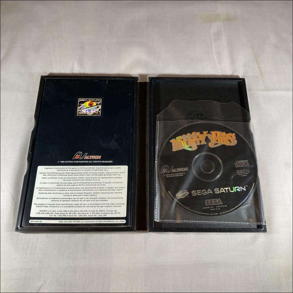 Buy Mighty hits Sega saturn game complete -@ 8BitBeyond Buy Mighty hits Sega saturn game complete -@ 8BitBeyond